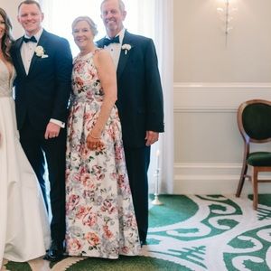 Floor Length Floral Gown